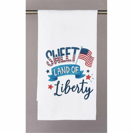 TARIFA 18 x 25 in. Sweet Land of Liberty Kitchen Towel, 4PK TA3691237
